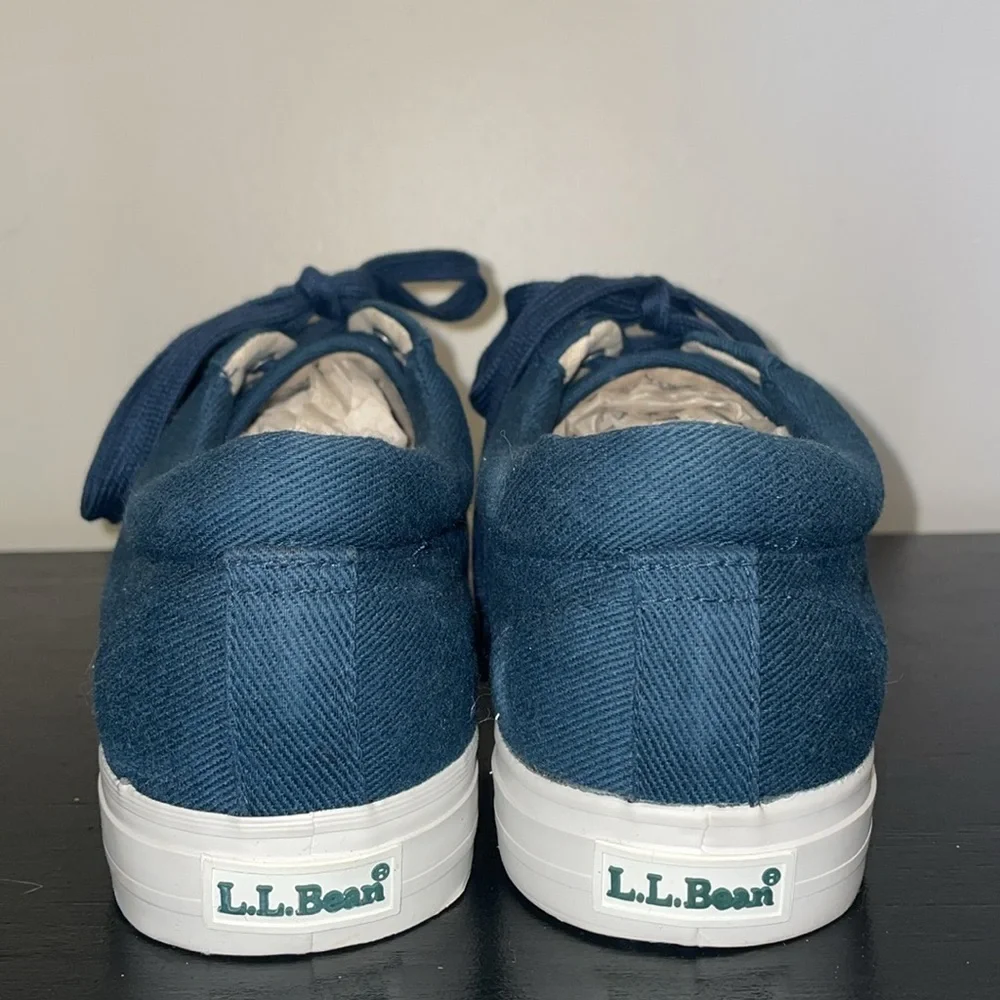 L.L. Bean Men’s Canvas Sneakers.  Top Siders.  Size 10.  Non marking soles.